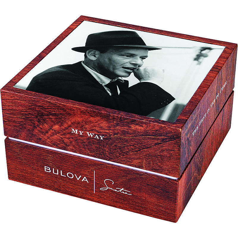 orologi uomo Bulova solo tempo Frank Sinatra mod. 96B360 | GioiaPura