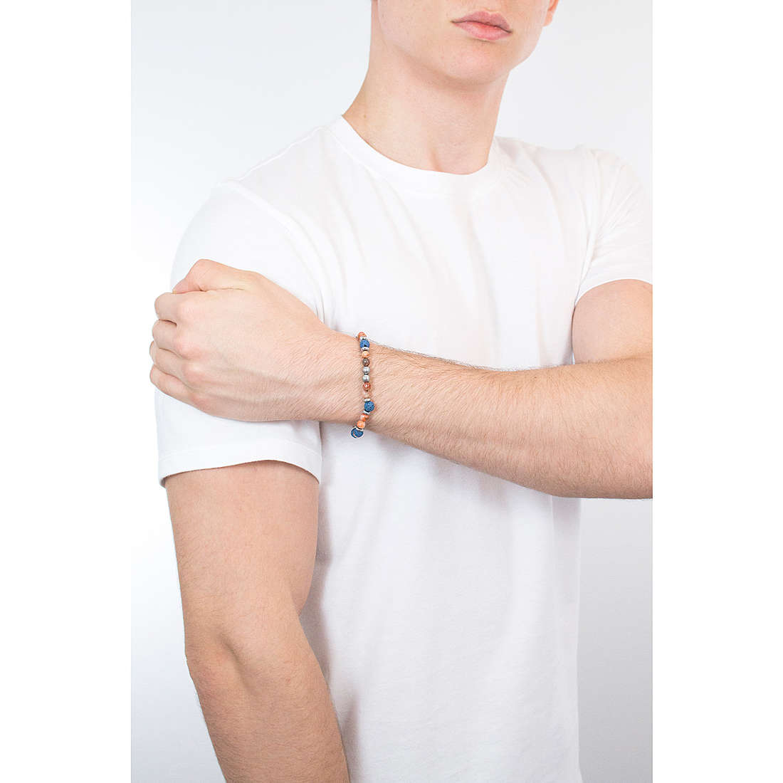 Brand bracciali New Age uomo 12BR011-L indosso