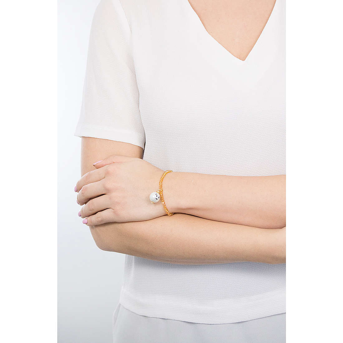 Le Carose bracciali Emoji donna EMOBR01 indosso