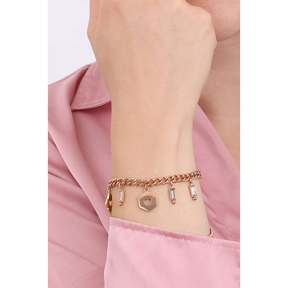 Ops Objects bracciali Treasure donna OPSBR-728 indosso