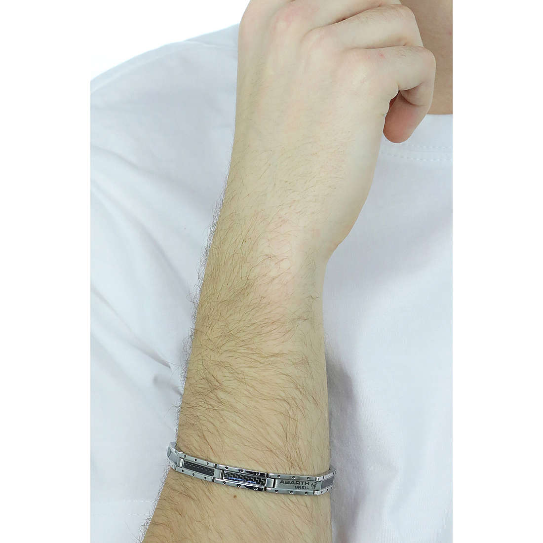 Breil bracciali Abarth uomo TJ3101 indosso