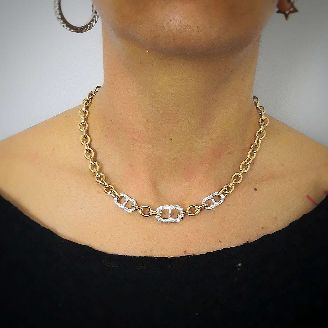 Beloved collane Chain donna NECHCROVGO indosso