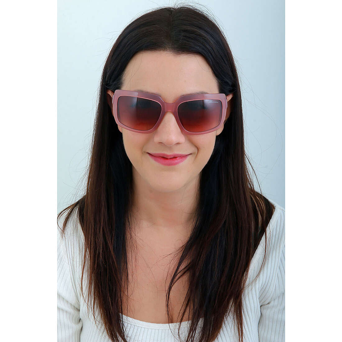 Blumarine occhiali da sole donna SBM80404G9 indosso