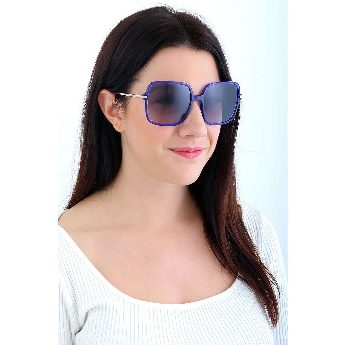 Chopard occhiali da sole donna SCH30058098M indosso