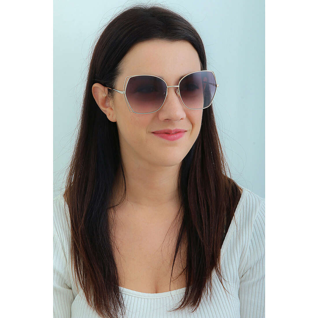 Nina Ricci occhiali da sole donna SNR3600300 indosso