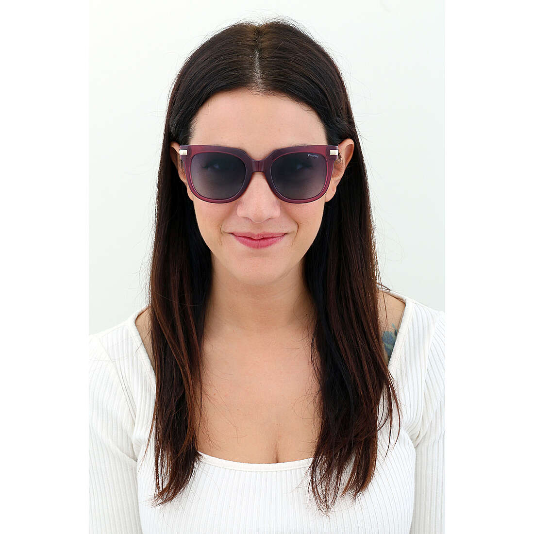 Polaroid occhiali da sole Cool donna 205142B3V51WJ indosso