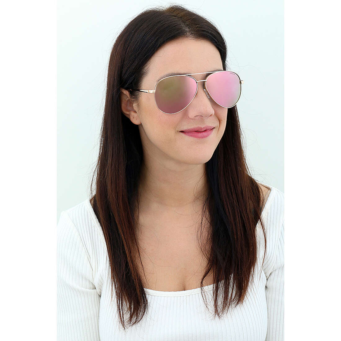 Polaroid occhiali da sole Cool donna 201880210610J indosso