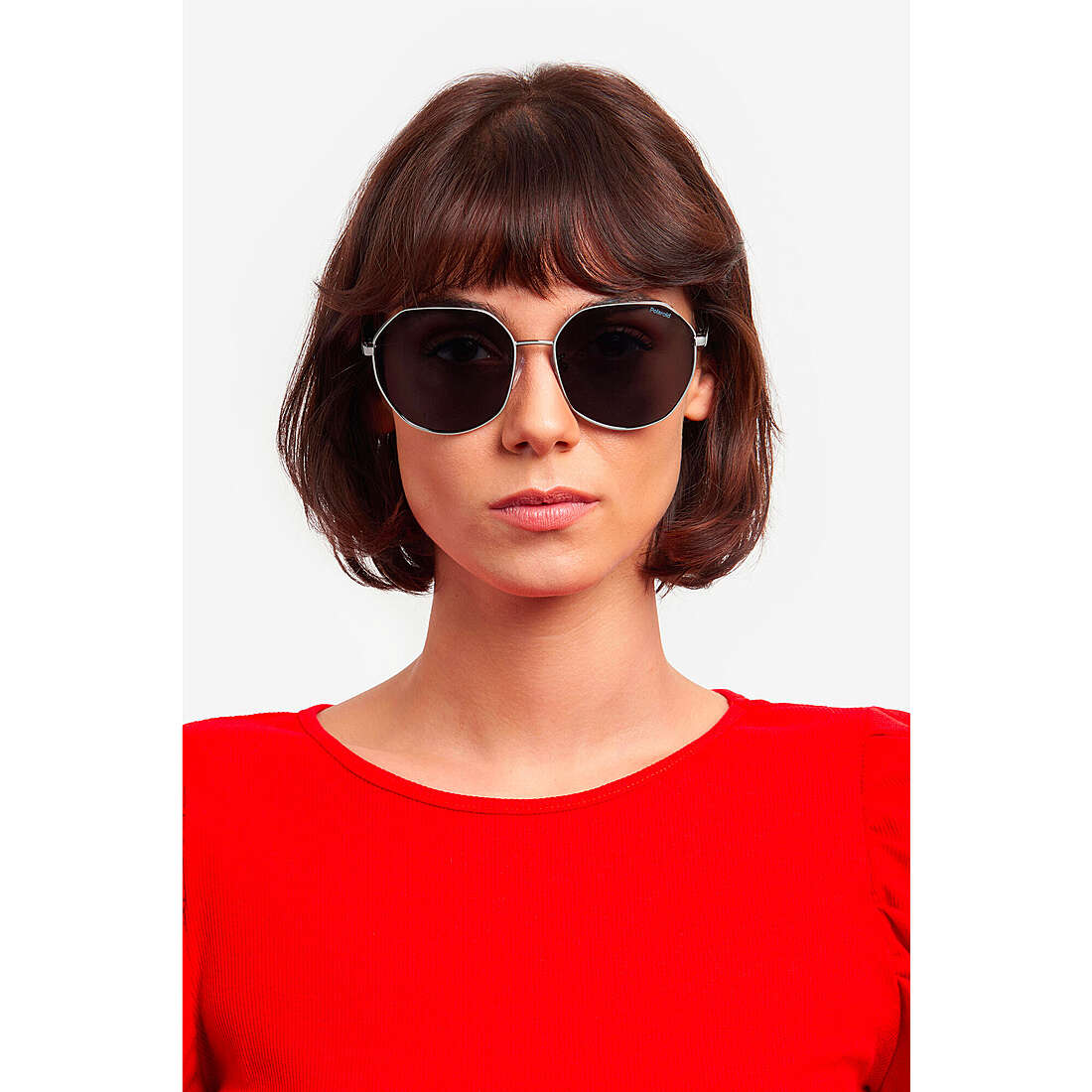 Polaroid occhiali da sole Essential donna 205709KB759M9 indosso