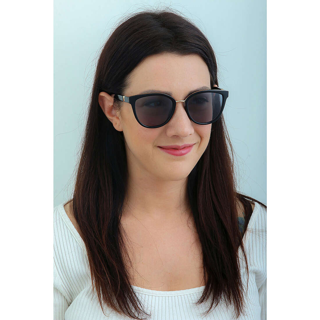 Nina Ricci occhiali da sole donna SNR3580700 indosso