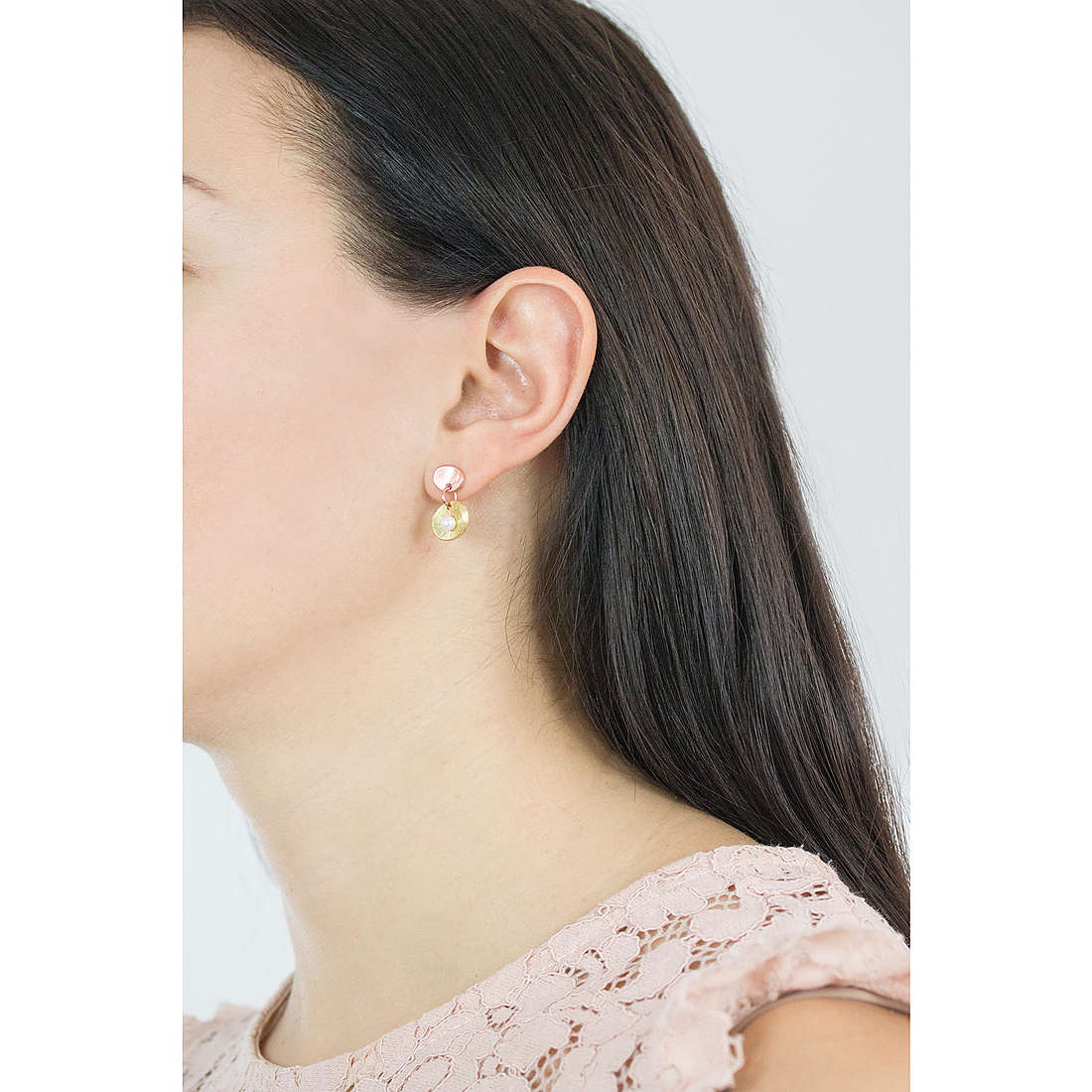 Ottaviani orecchini donna 500155O indosso