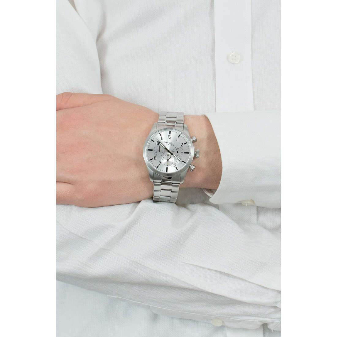 Breil cronografi Classic Elegance Extension uomo EW0225 indosso