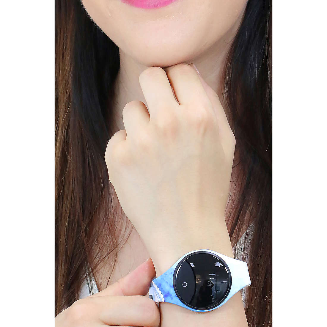 Techmade Smartwatches Freetime donna TM-FREETIME-SEA1 indosso
