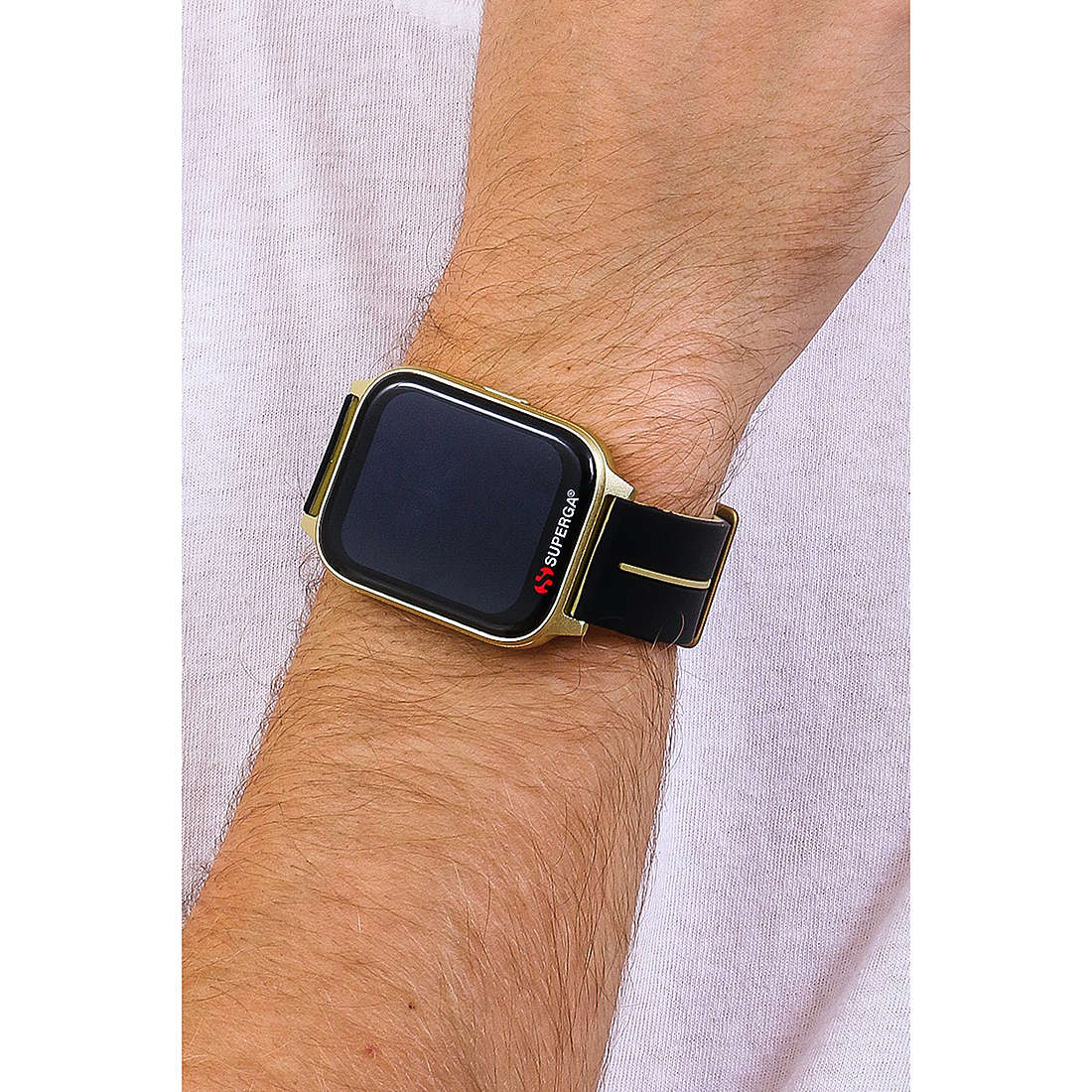 Superga Smartwatches Ink uomo SW-STC015 indosso