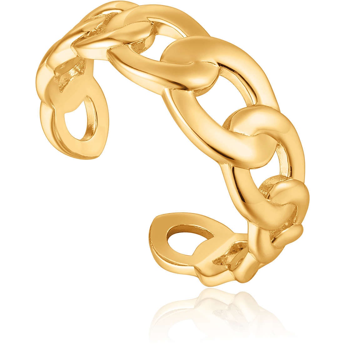anello a fascia Ania Haie Chain Reaction gioiello donna R021-01G