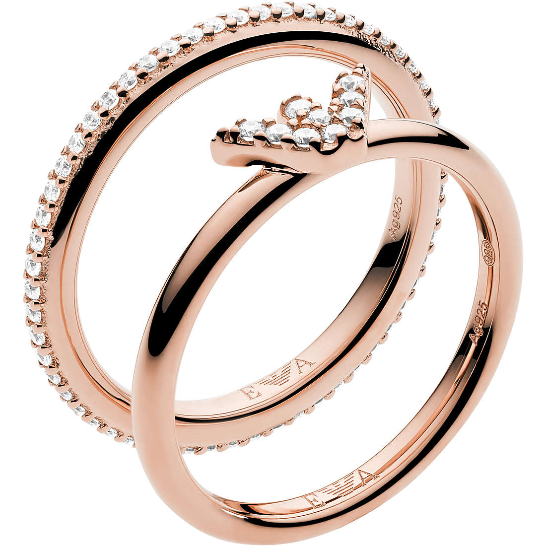anello a fascia Emporio Armani gioiello donna EG3462221510
