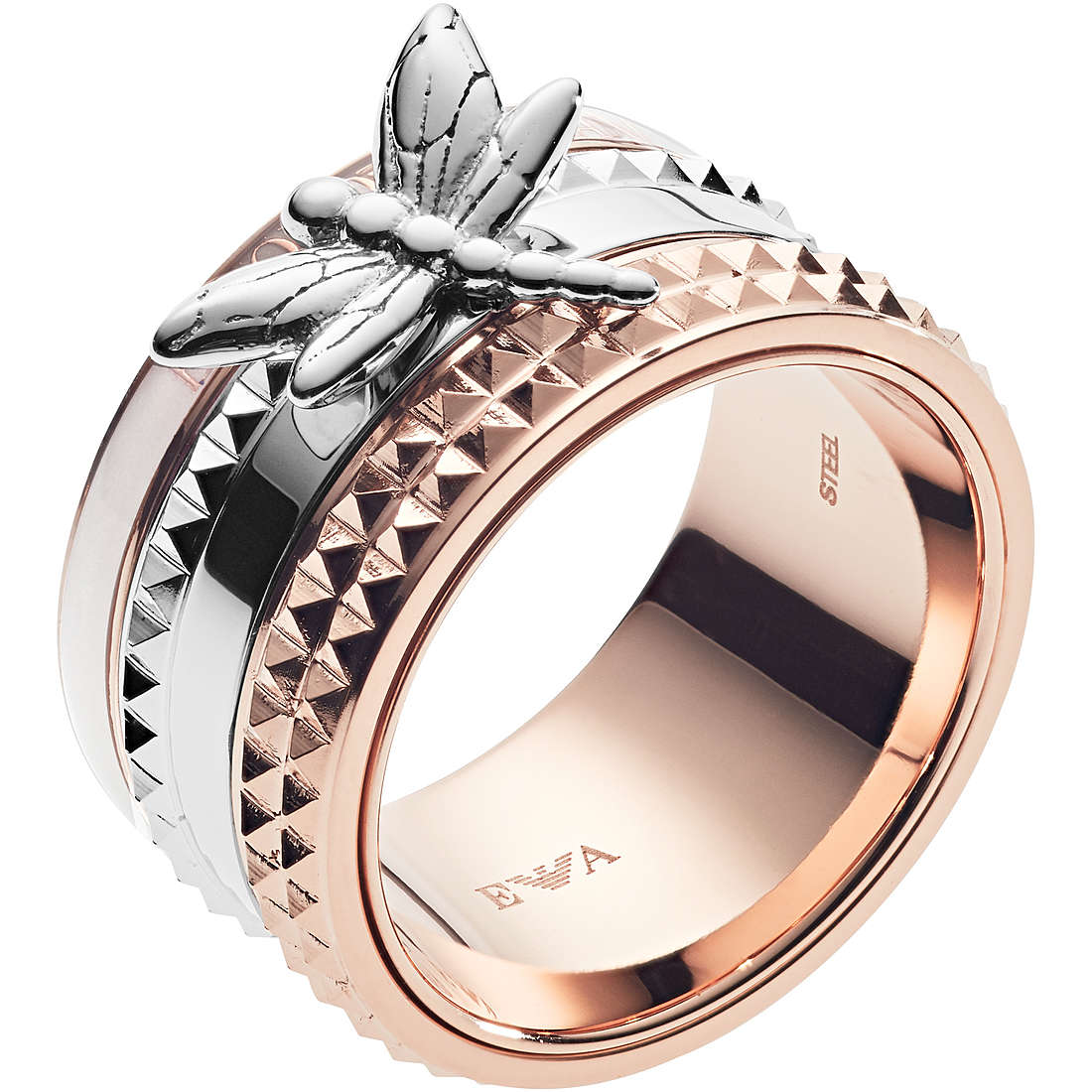 anello a fascia Emporio Armani gioiello donna EGS2560221508