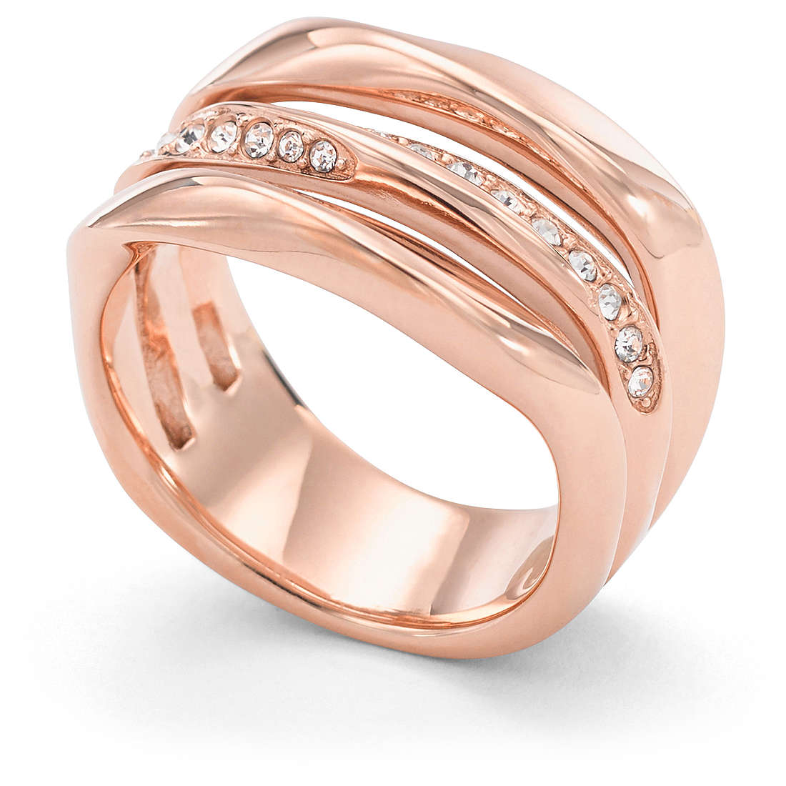 anello a fascia Fossil Classics gioiello donna JF01321791503