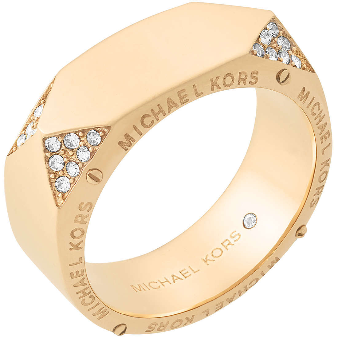 anello a fascia Michael Kors Brilliance gioiello donna MKJ6755710504