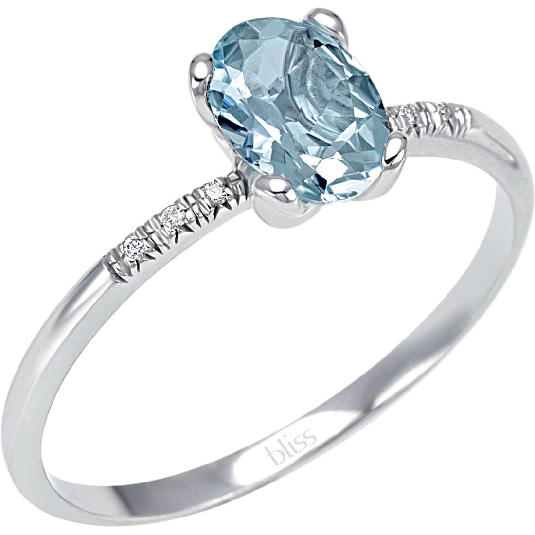 anello Diamante, Acquamarina gioiello donna Bliss Celine 20074180