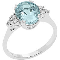 anello Diamante, Acquamarina gioiello donna Comete Azzurra
 ANQ 336