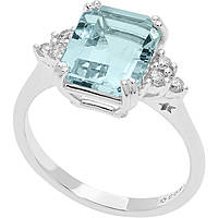 anello Diamante, Acquamarina gioiello donna Comete Azzurra
 ANQ 337