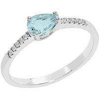 anello Diamante, Acquamarina gioiello donna Comete Gocce di stella
 ANQ 327
