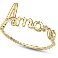 anello donna gioielli Ambrosia Anelli Oro Giallo AAZ 113