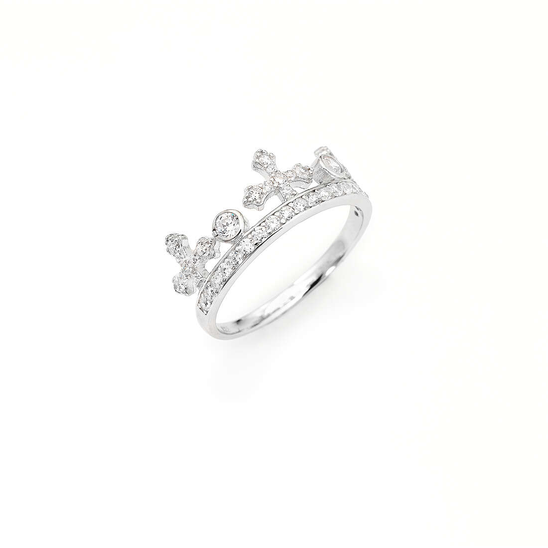 anello donna gioielli Amen Corone AC1-14