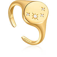 anello donna gioielli Ania Haie Rising Star R034-02G