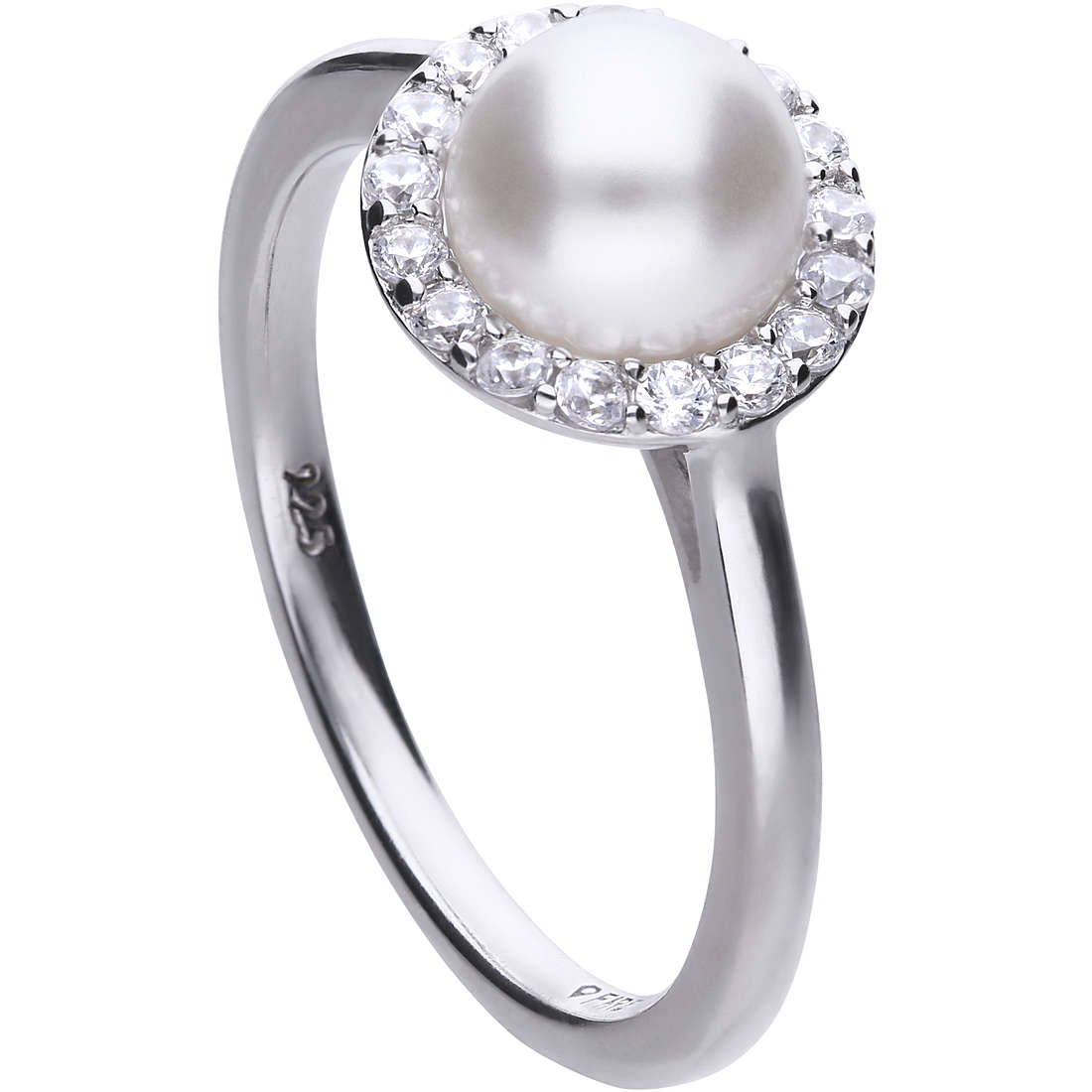 anello donna gioielli Diamonfire Pearls 61/1756/1/111/160