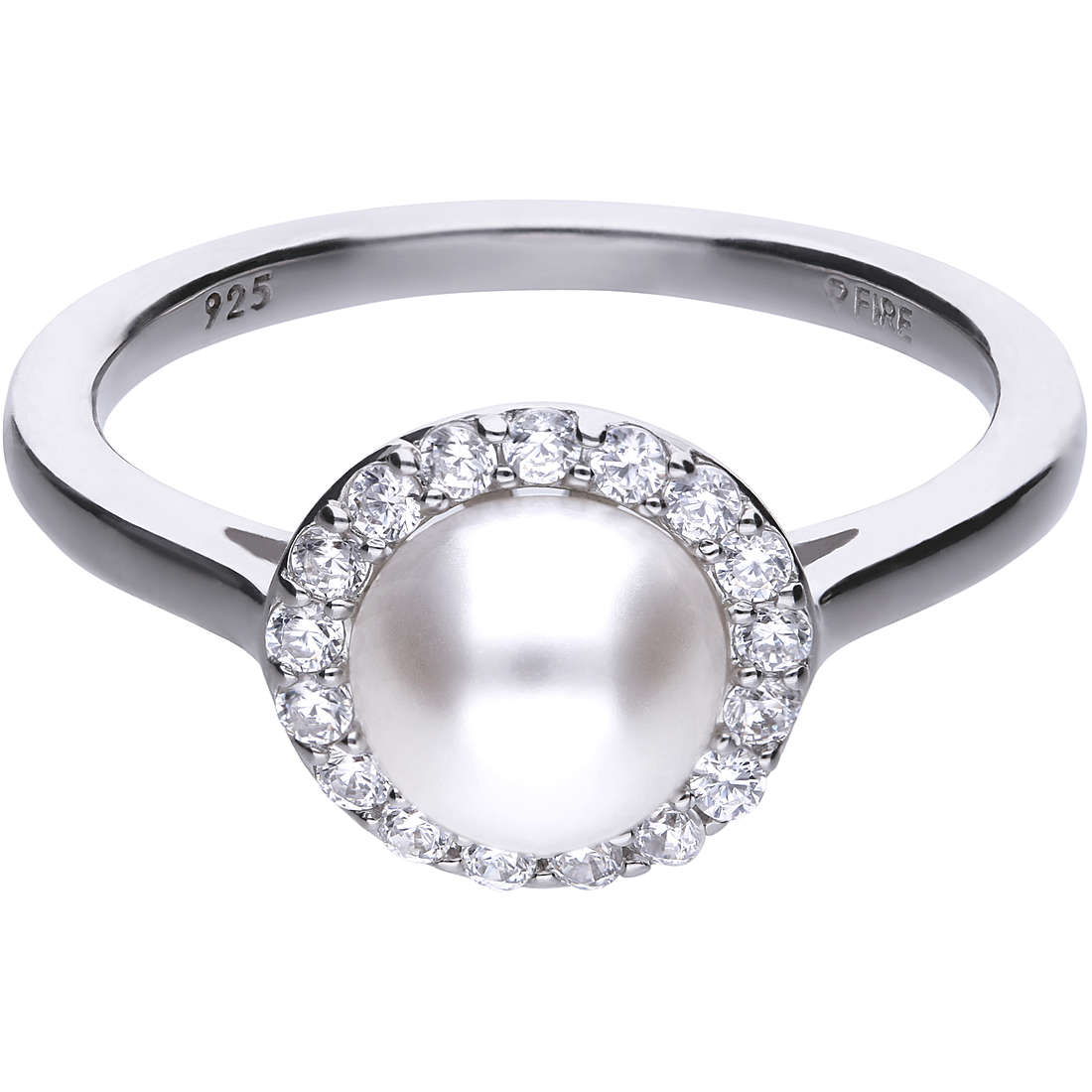 anello donna gioielli Diamonfire Pearls 61/1756/1/111/160