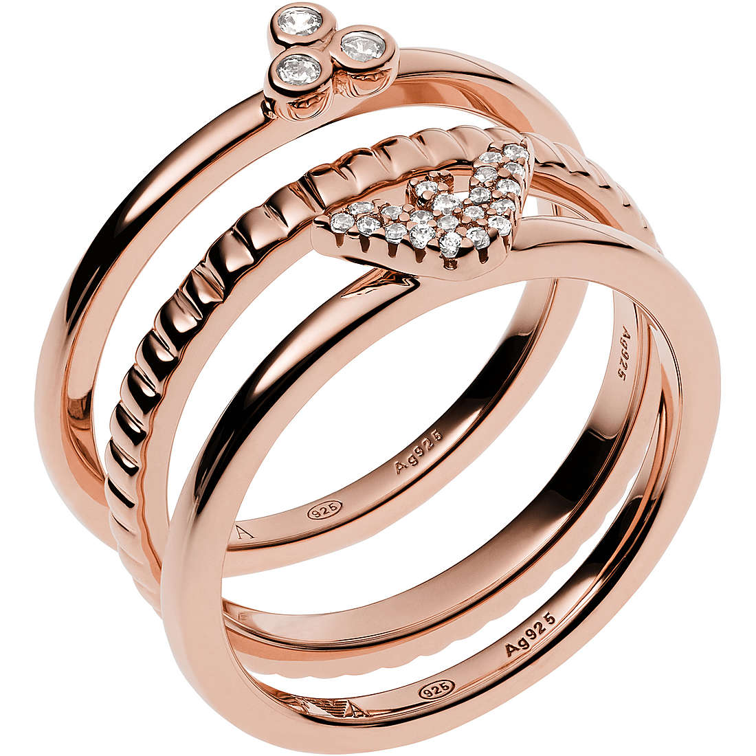 anello donna gioielli Emporio Armani EG3485221510