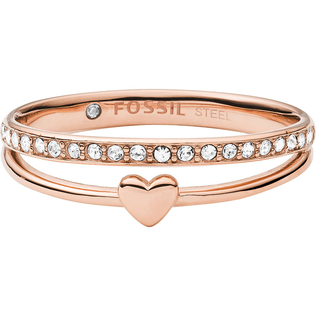 anello donna gioielli Fossil JF03460791505