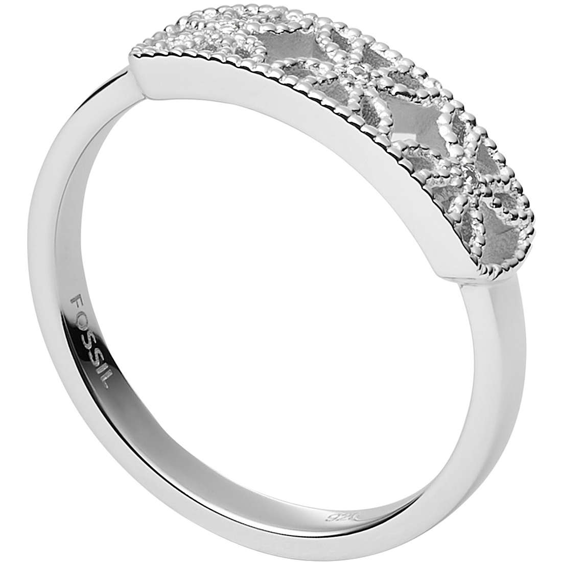 anello donna gioielli Fossil Sterling Silver JFS00529040503