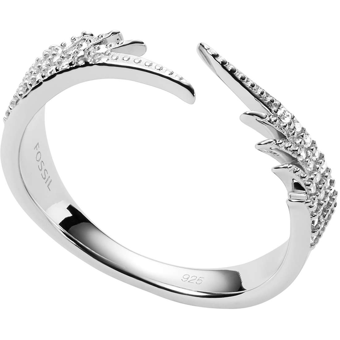 anello donna gioielli Fossil Sterling Silver JFS00536040505
