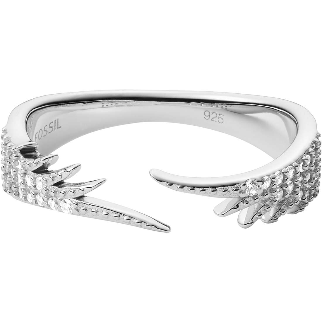 anello donna gioielli Fossil Sterling Silver JFS00536040505