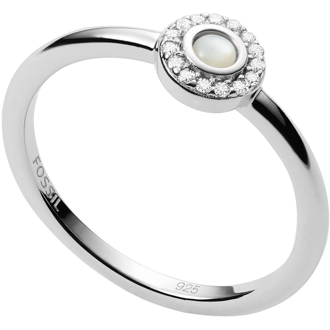 anello donna gioielli Fossil Sterling Silver JFS00540040505