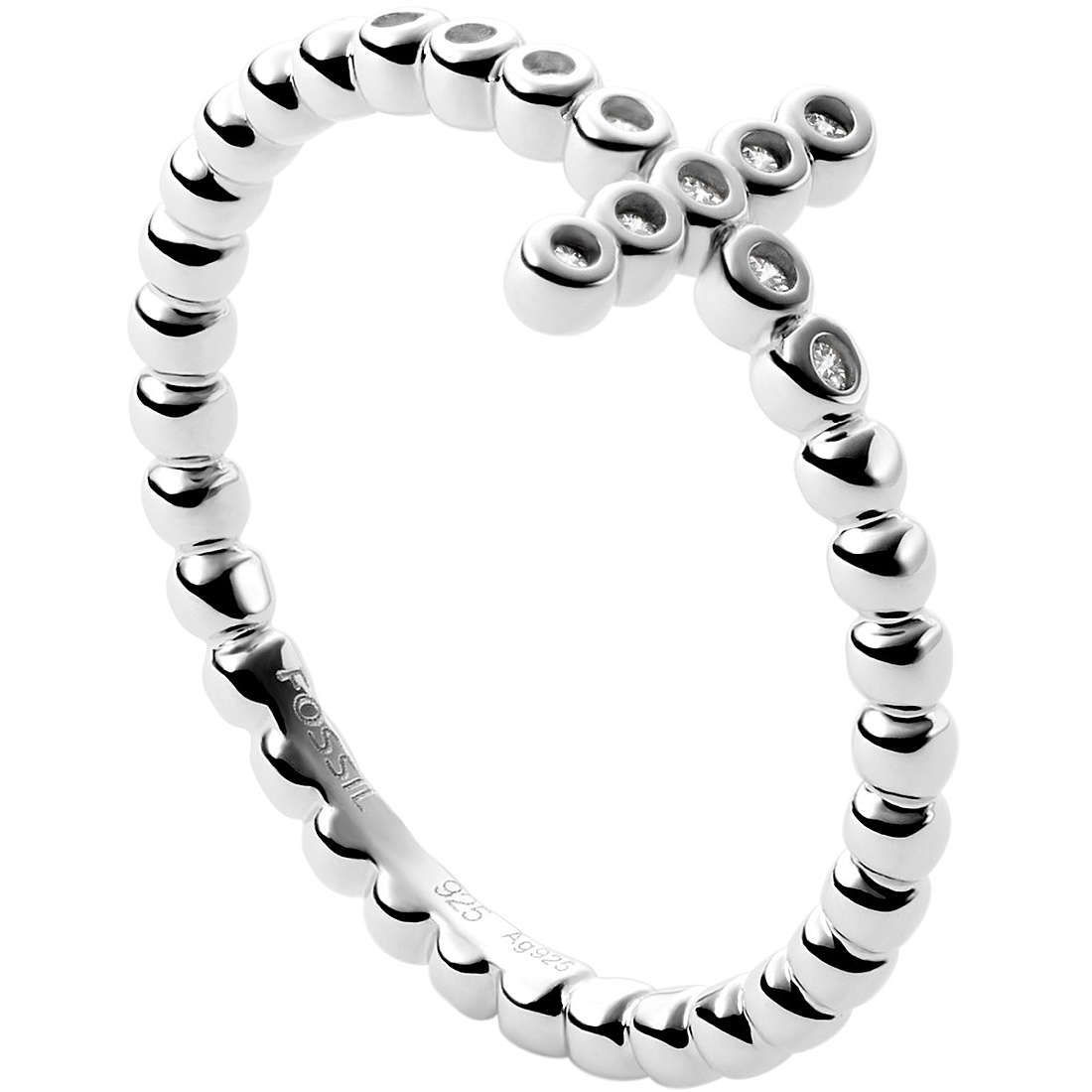anello donna gioielli Fossil Sterling Silver JFS00547040510