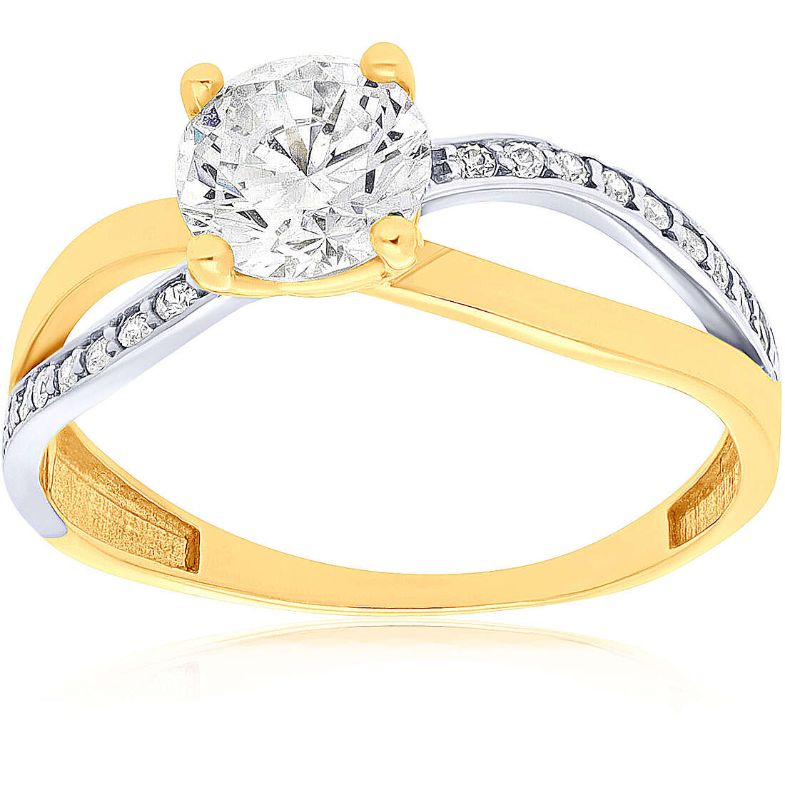 anello donna gioielli GioiaPura Oro 750 GP-S228394