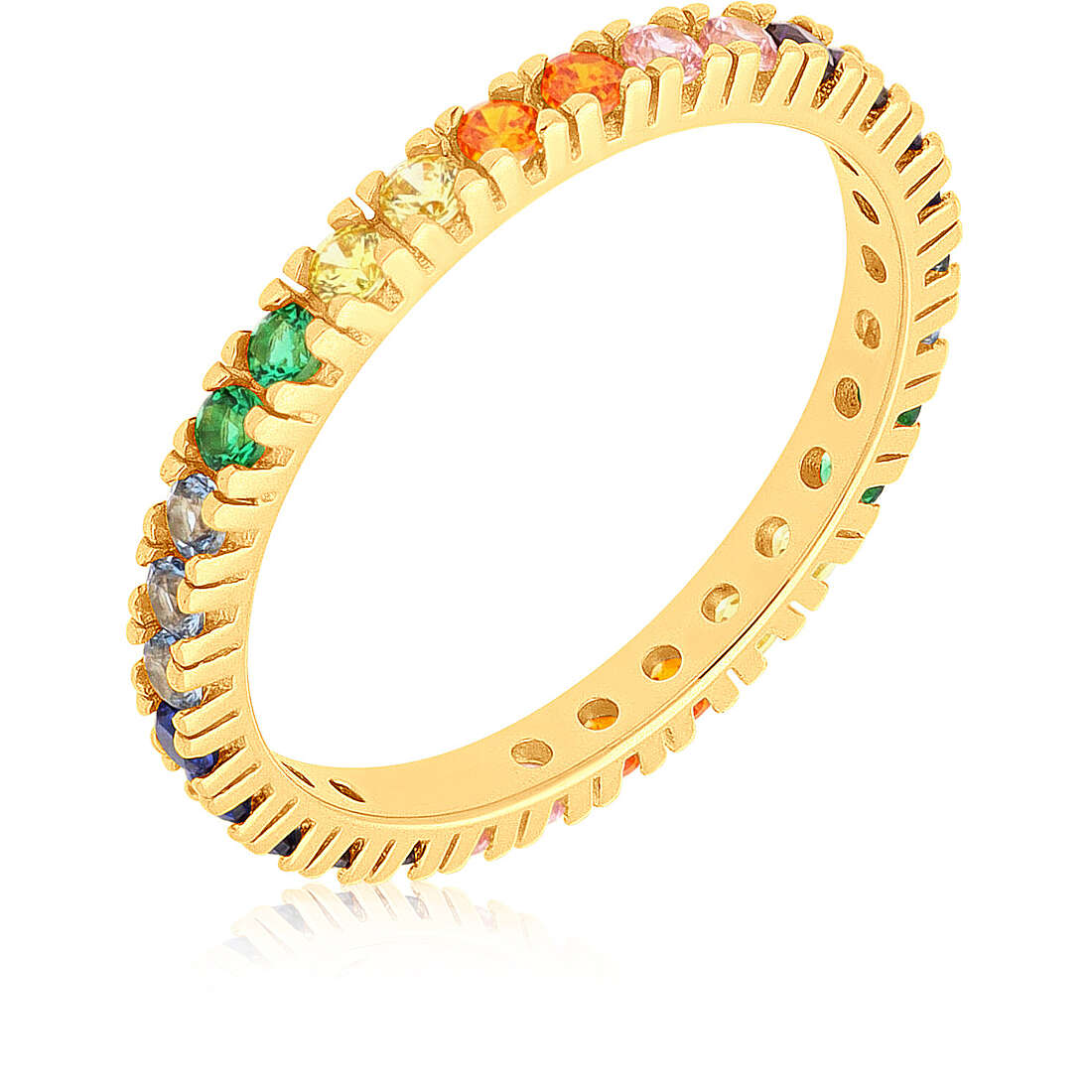 anello donna gioielli GioiaPura Oro 750 GP-S244250M12