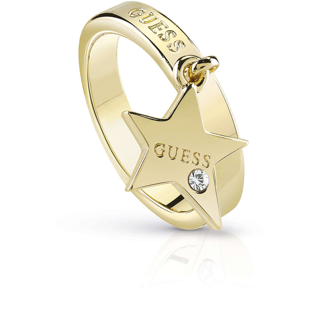 anello donna gioielli Guess Hoops I Did It Again UBR84021-52