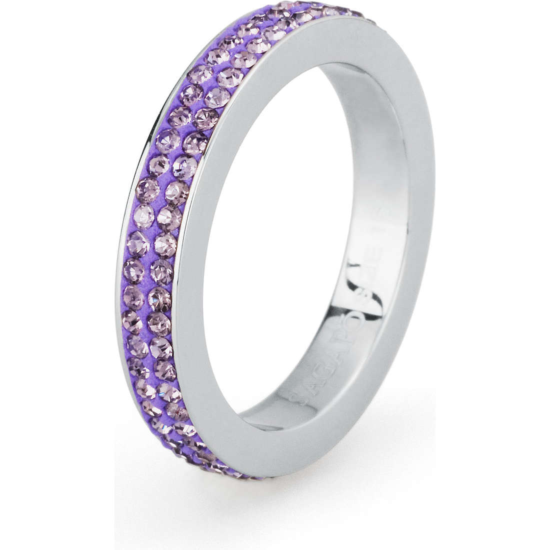 anello donna gioielli Sagapò Crystal ring SCR32B