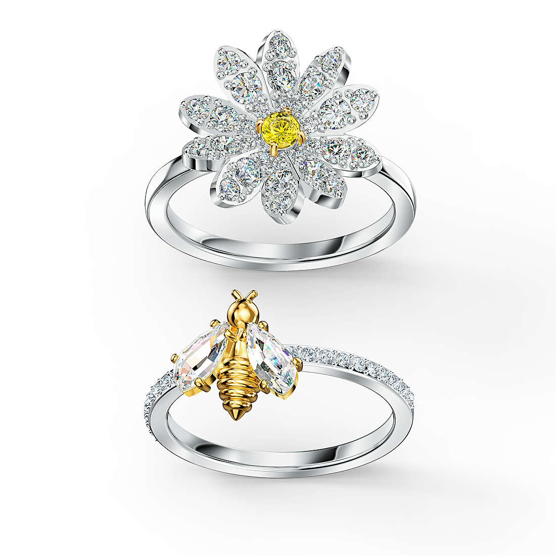 anello donna gioielli Swarovski Eternal Flower 5534935