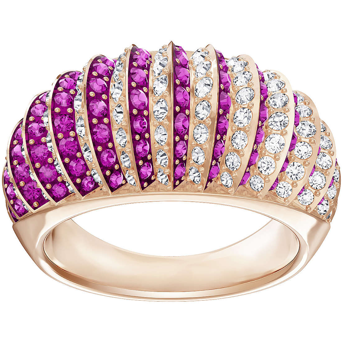 anello donna gioielli Swarovski Luxury Domed 5395810