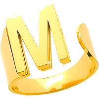 anello donna gioiello Beloved Initials Lettera M ANLAGM
