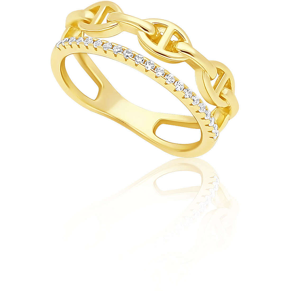 anello donna gioiello GioiaPura Argento 925 ST64511-OR16