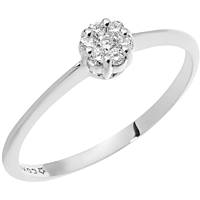 anello fidanzamento Solitario Comete Rose di diamanti ANB 2546