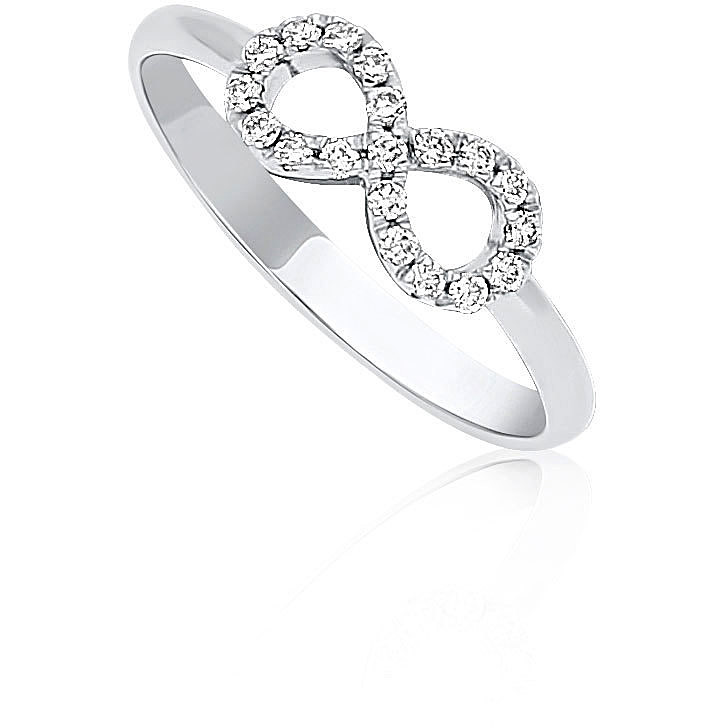 anello fidanzamento Solitario GioiaPura Oro e Diamanti AN-01063-1-0008-GI