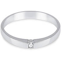 anello fidanzamento Solitario GioiaPura Oro e Diamanti GIDASML-005W