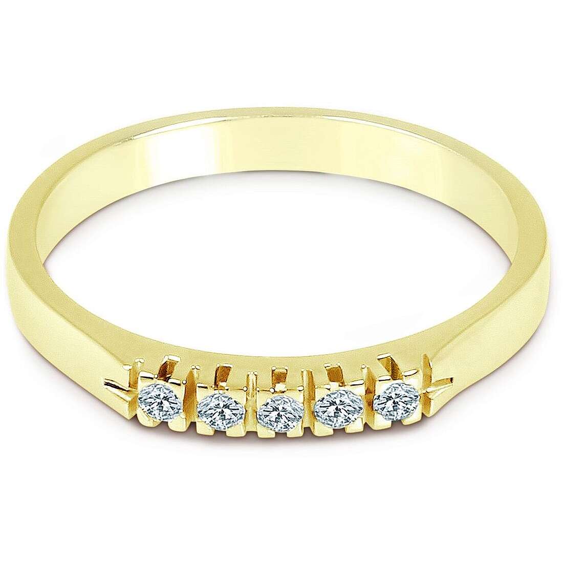 anello personalizzabile donna GioiaPura Oro e Diamanti GIDAN-010Y